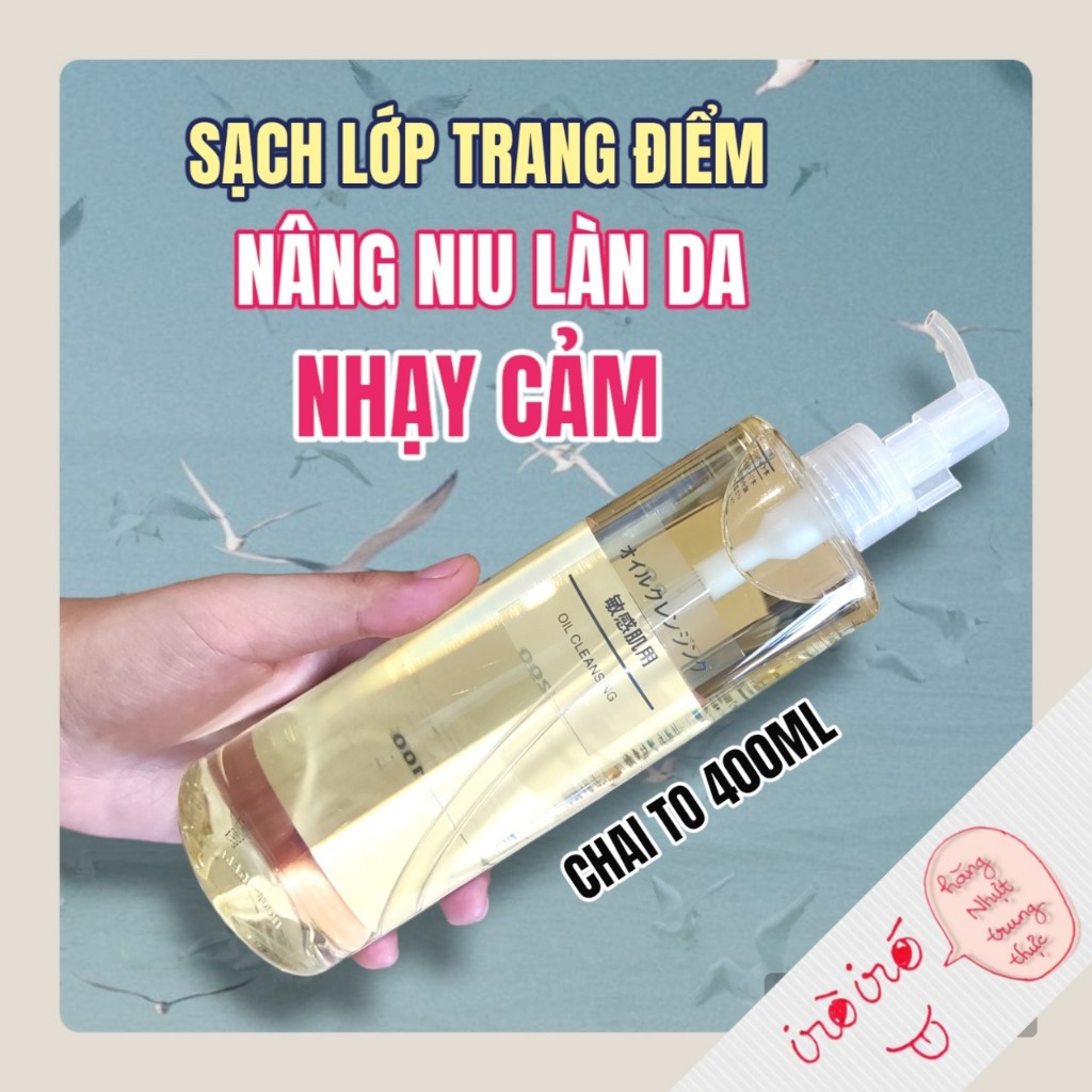 400ml Dầu tẩy trang MUJI Nhật Bản