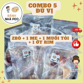 Combo 5 Gói bánh dẻo phơi sương Nhà Peo