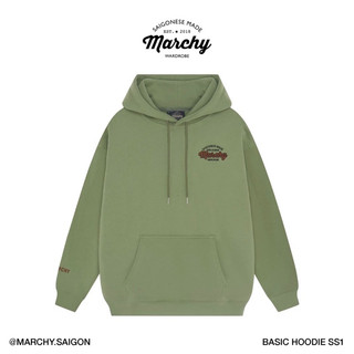 MARCHY - Basic Hoodie  SS1 - Áo khoác tròng đầu