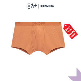 Quần lót nam modal rib kháng khuẩn dáng trunk cao cấp thoáng mát bảo vệ tối ưu ONOFF - 18UO23A023