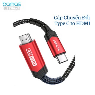 Cáp Chuyển Đổi Type C sang HDMI JSAUX CV0030 4K 60Hz 3M Cho Tất Cả Thiết Bị Type C – Macbook, Samsung, Oppo, Huwei
