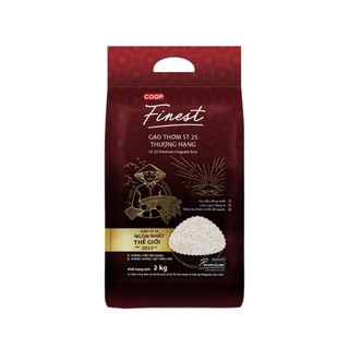 Gạo thơm ST25 thượng hạng Coop Finest 2kg