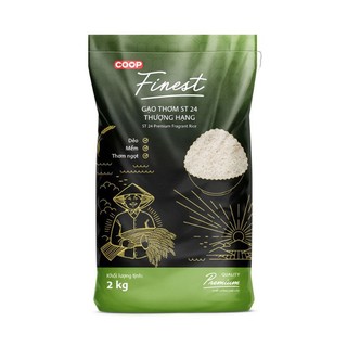 Gạo thơm st24 coop finest 2kg