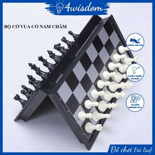 Bộ cờ vua nam châm cao cấp 4wisdom, cờ vua thi đấu quốc tế chất lượng cao