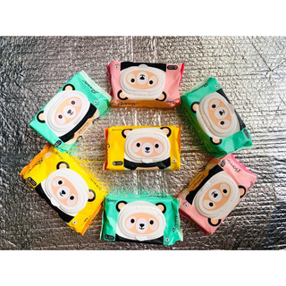 Khăn ướt phú đạt bonny gấu, mix 3 màu /thùng. khăn ướt bonny