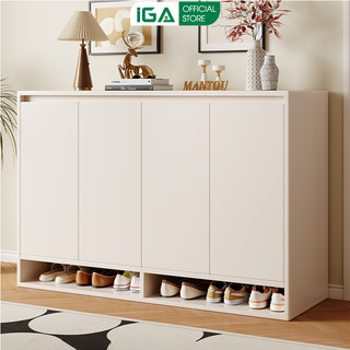 Tủ giày thông minh 4 cánh gỗ mdf phủ melamin phong cách minimalism thương hiệu IGA - Gp316