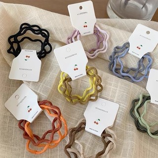 Set 3 thun cột tóc màu pastel
