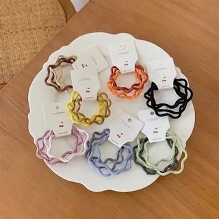 Set 3 thun cột tóc màu pastel