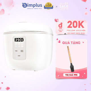 Simplus Nồi cơm điện thông minh 1.8L DFBA005 Thích hợp cho 1-2 người Chức năng hẹn 24 giờ Bảo - Bảo Hành 1 Năm 1 Đổi 1