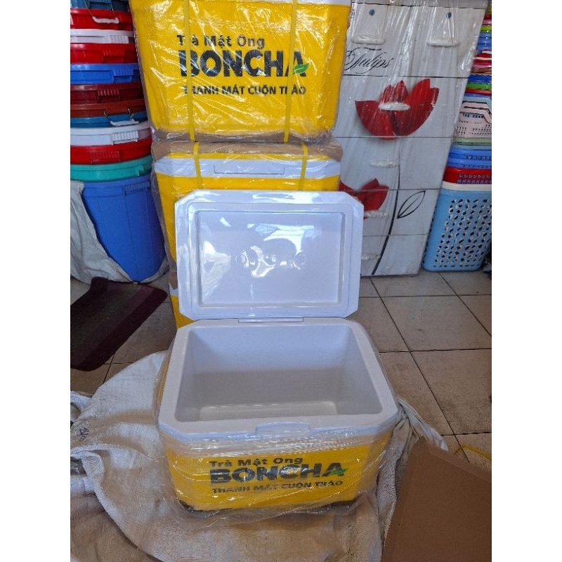 Thùng đá 55L khuyến mãi