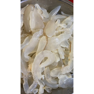 Sứa thân ăn liền , giòn , làm gỏi , bịch 500g không tính nước