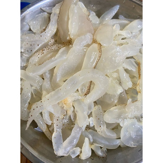 Sứa thân ăn liền , giòn , làm gỏi , bịch 500g không tính nước