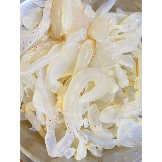 Sứa thân ăn liền , giòn , làm gỏi , bịch 500g không tính nước