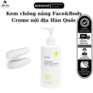 KEM CHỐNG NẮNG FACE & BODY CROME HÀN QUỐC