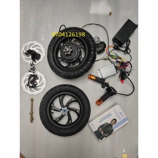Bộ thiết bị chế xe Scooter, xe đạp gấp....loại bánh 12inch, đường kính bánh xe 30cm.
