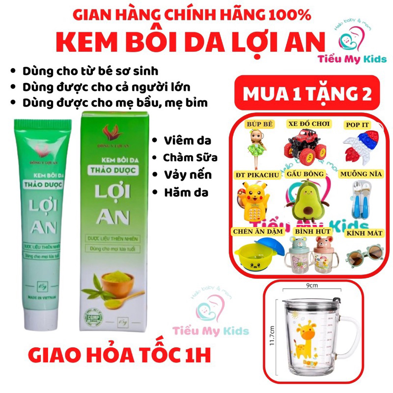 MUA 1 TẶNG 2 Kem bôi Da Lợi An Cho Bé 15g