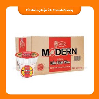 Thùng 24 ly mỳ lẩu thái tôm Modern 67g