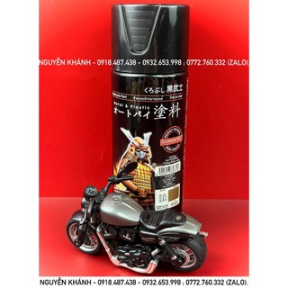 Y137-Sơn xịt samurai màu xám bạc s.c
