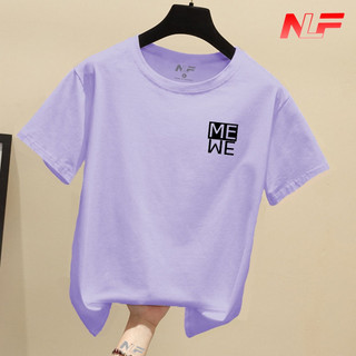 Áo Thun Nữ Tay Ngắn Form Rộng Logo Me AT-077 - Phù Hợp Mọi Vóc Dáng - Trending Xu Hướng - NLF Unisex Fashion
