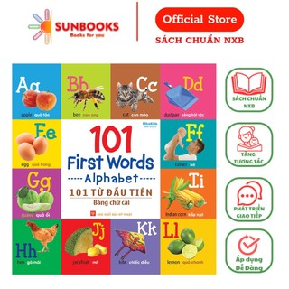 Sách 101 first words - alphabet - 101 từ đầu tiên - bảng chữ cái