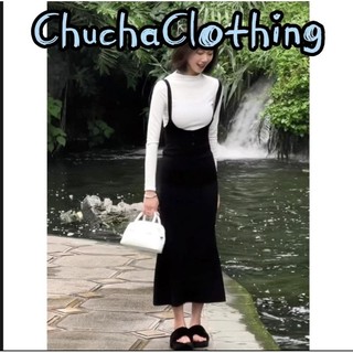 Set yếm dài kèm áo cổ lọ ( hàng tk loại 1 xịn ) -Chuchaclothing