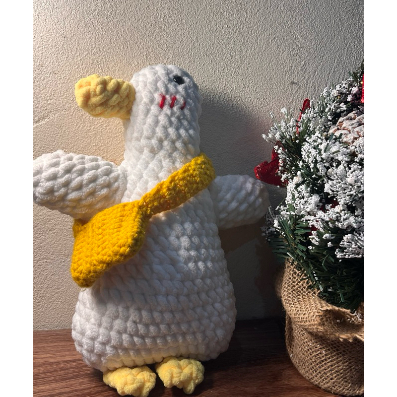 Vịt len đi học ( đồ handmade),đồ thù công handmade dễ thương quà tặng cho bạn bè người yêu