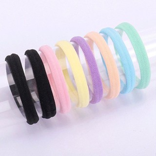 Dây Chun Nơ Buộc Tóc Bông Hoa Nhỏ Dễ Thương 6 Cánh Nhiều Màu Sắc