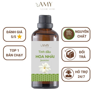 Tinh dầu hoa nhài nguyên chất thiên nhiên 100ml phun sương xông phòng thơm phòng làm nến thơm