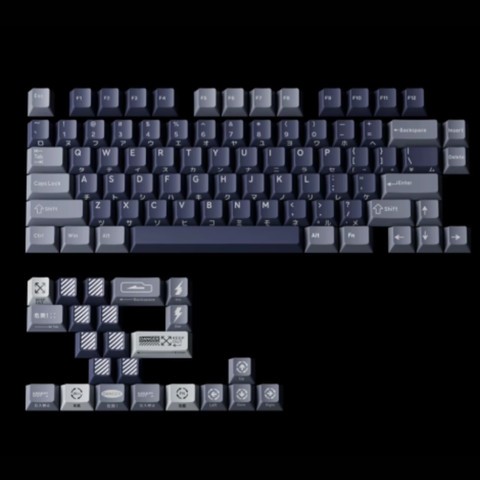 Bộ keycap Ranger Infi75 chất liệu PBT doubleshot layout 75% | BigBuy360 - bigbuy360.vn