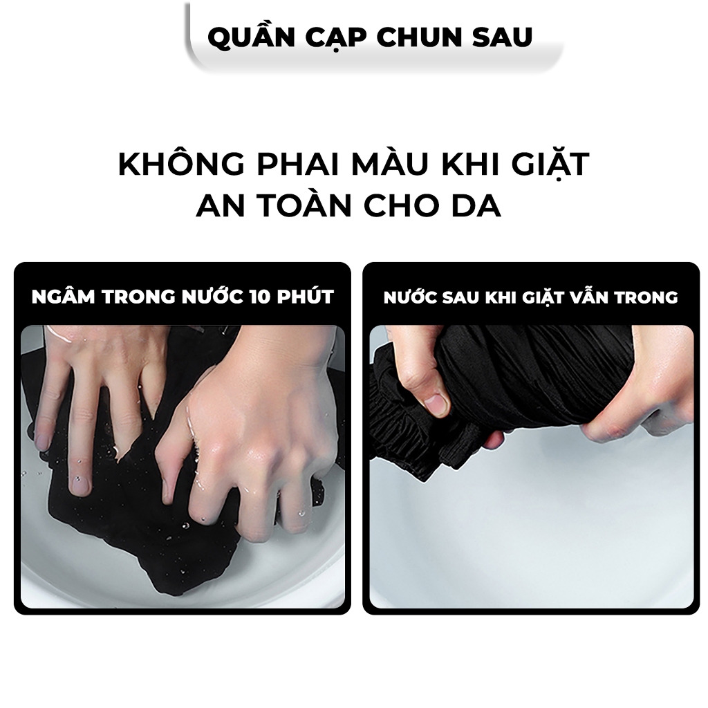 Quần âu nam, Quần tây nam Kèm Đai cạp chun sau, vải tuyết mưa Hàn Quốc dáng quần ống suông rộng Q168