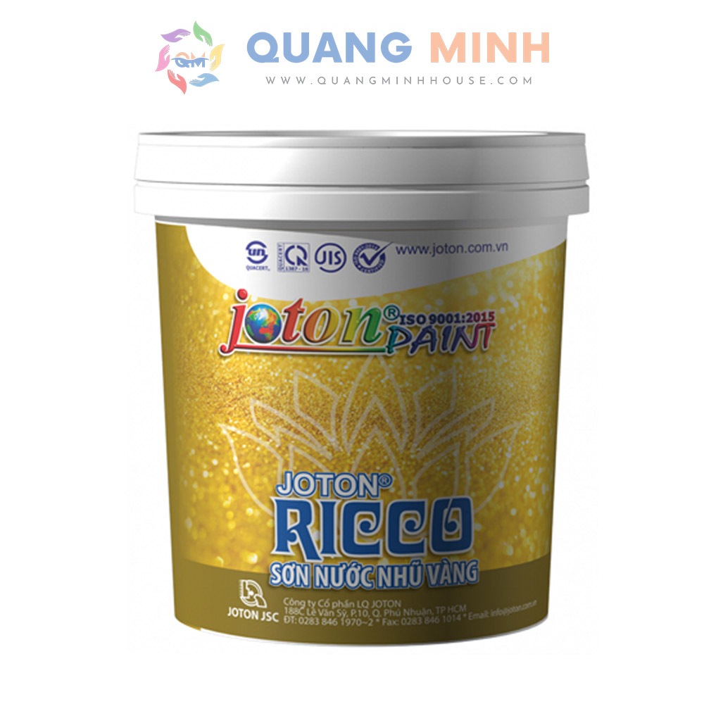 Sơn nước nhũ vàng Joton Ricco 800ml