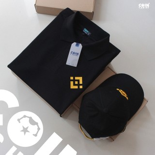 Polo cao cấp Binance in nổi 3D Bitcoin ,Ethereum ETH, DOT, Near, Solana SOL, Cointshirt, Crypto