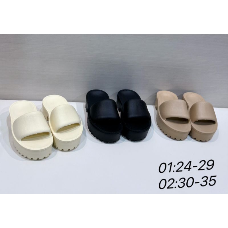 dép bánh mì đế cao 4 phân
