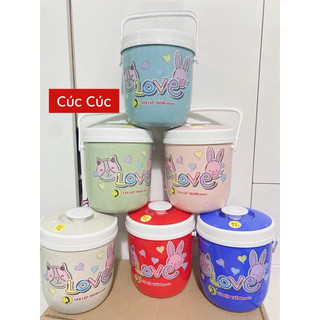Phích đá giữ nhiệt mini 1 lit - bình giữ nhiệt 1lit- xô đá 1Lit