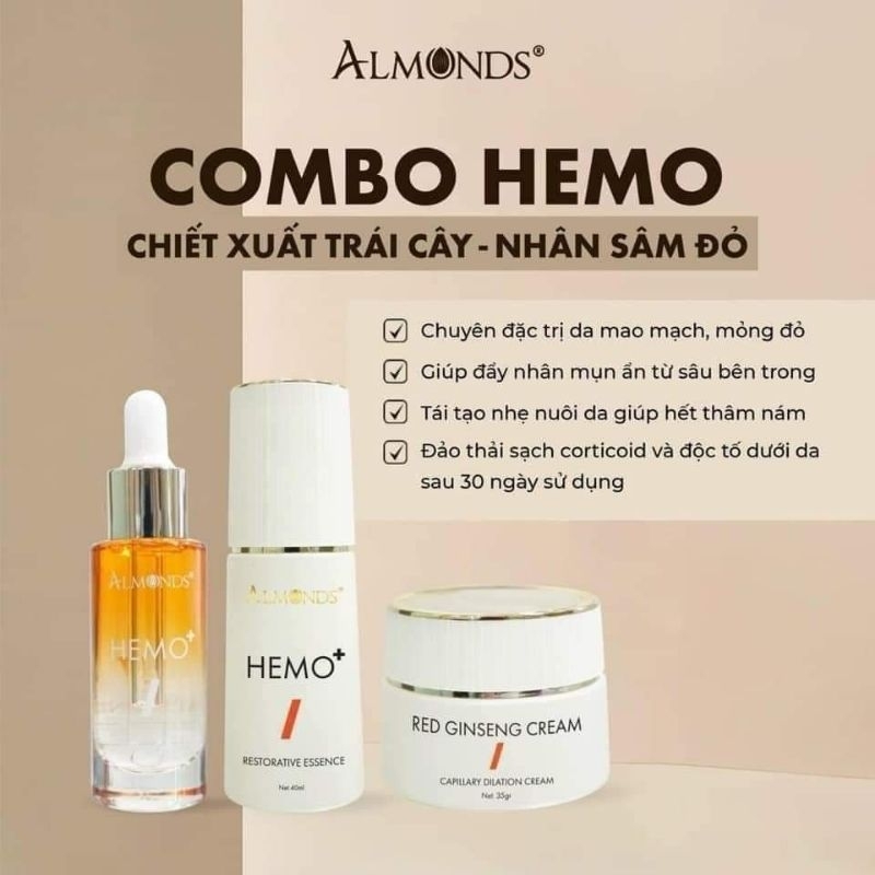 combo hemo 3 sản phẩm