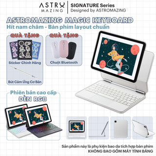  Bao da bàn phím AstroMazing Magnetic Pro Keyboard dành cho 11 12.9 Air 4 5 Gen 10 2022 2023 2024