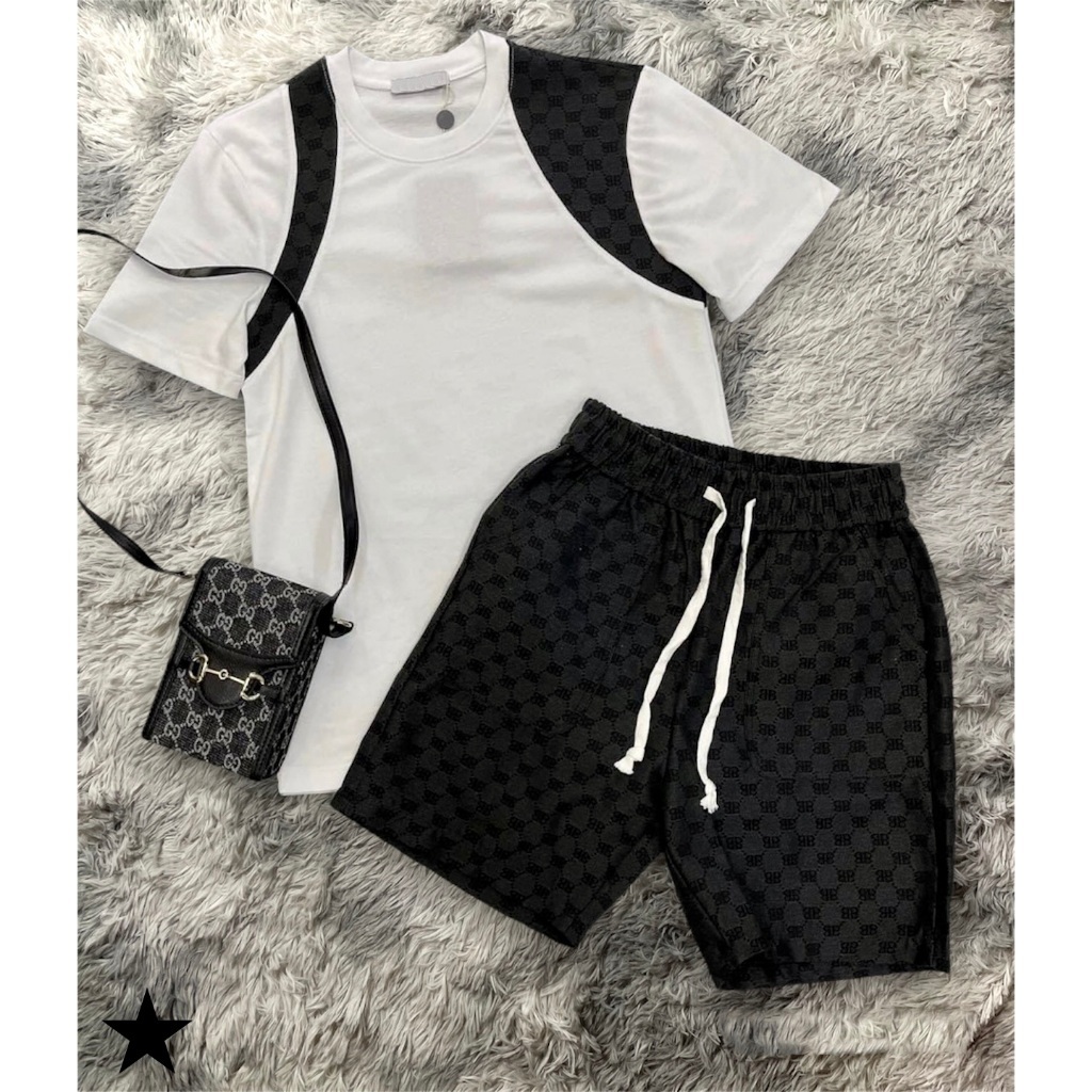 Bộ Thể Thao BBR Cộc Tay Chất Cotton Dày Dặn Full Box- Set Cộc Tay Nam Siêu Rẻ Chất Co Giãn Thoáng Mát