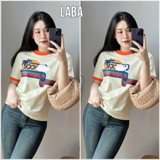 Áo Phông Cotton Loại 1 In Hình Cây Dừa 4 Chiều Co Giãn Siêu Xinh