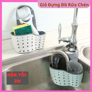 Giỏ Đựng Đồ Rửa Chén,Bát Bằng Silicon/Giỏ Treo Bồn Rửa Bát Cao Cấp