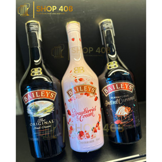 Rượu Baileys 700ml với 3 vị Original (Sữa) - Strawberries and Cream (Dâu) - Salted Caramel (Caramel)