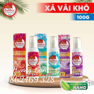 Xả Vải Khô, Xịt Xả Khô Bell Đức, Nước Xịt Thơm Quần Áo Tiện Dụng, Khử Mùi Quần Áo, Lưu Hương Cả Ngày, Lọ 100ml - BEL01