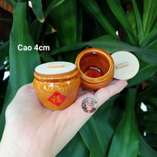 Mô hình lu gạo tí hon cho nhà búp bê