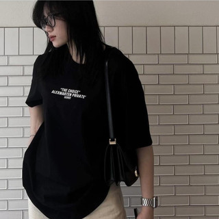 Áo thun nữ 511QIEN-THE CHOICE , áo phông hiện đại cá tính chất cotton dày dặn oversize