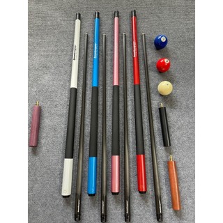 Combo cơ bida lỗ leadsuper full carbon , cơ bida cao cấp
