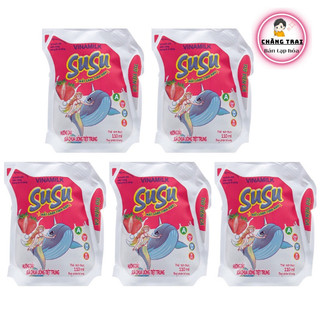 Compo 5 Túi Sữa Su Su Lúa Mạch- Dâu - Cam 110ml