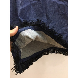 Chân váy jeans size M L eo cao 65