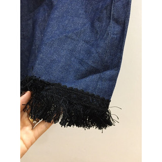 Chân váy jeans size M L eo cao 65