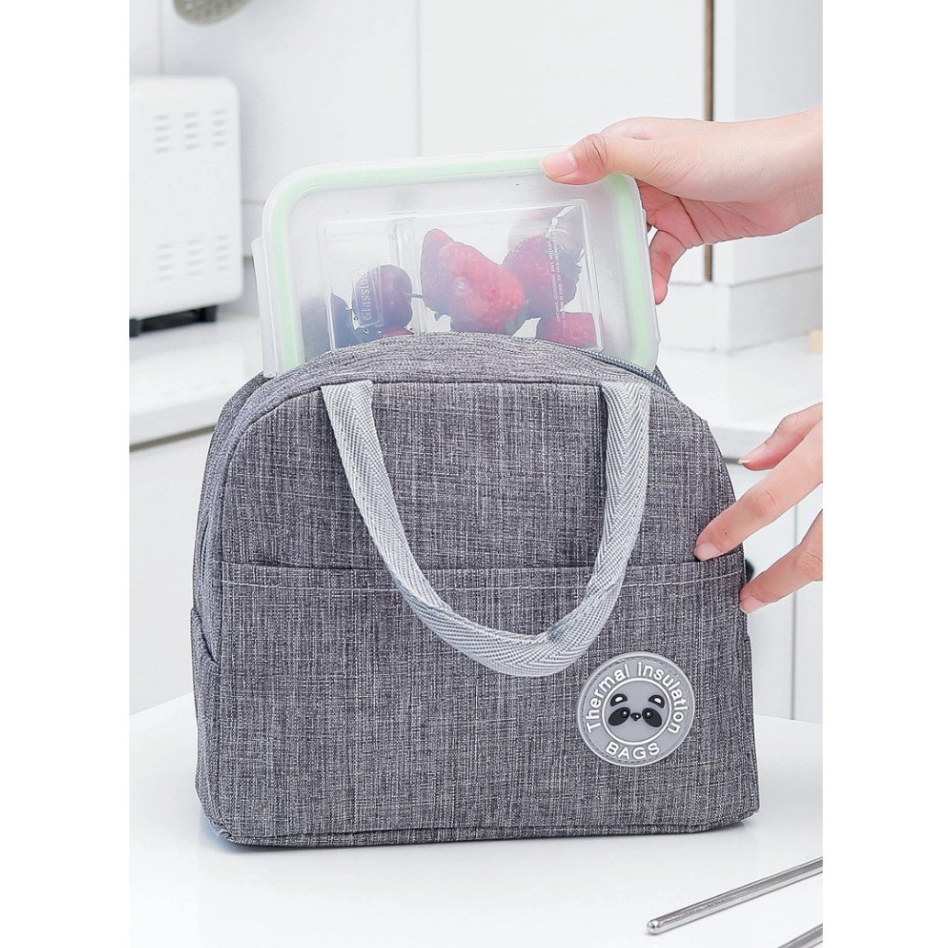 Túi đựng hộp cơm giữ nhiệt kiểu nhật, đựng hộp cơm, thức ăn gọn gàng kiểu dáng bắt mắt trẻ trung ( didooglt ) | BigBuy360 - bigbuy360.vn