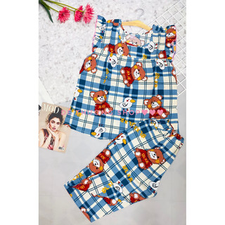 (67-75KG)Đồ bộ lửng mặc nhà tôn lanh truyền thống sz4