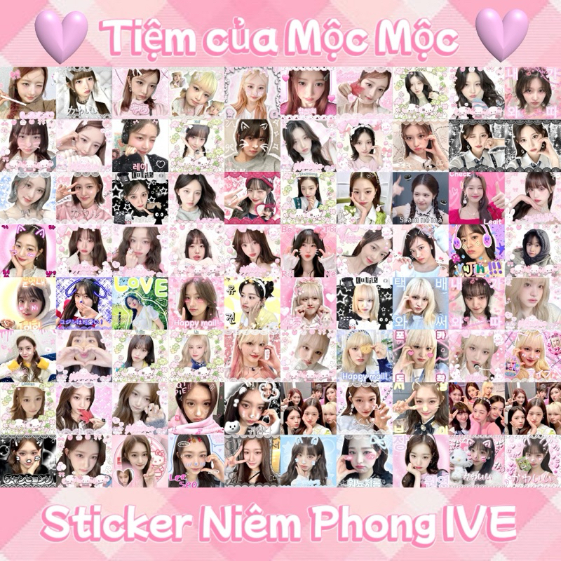 Sticker niêm phong IVE Wonyoung